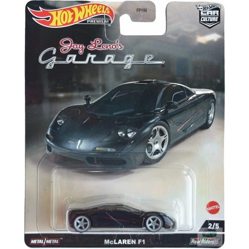 Hot Wheels Premium Jay leno's Garage - McLaren F1 (Bliszteren apró karcolások!)