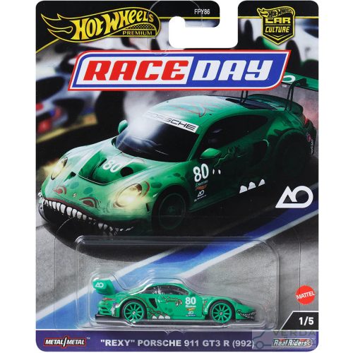 Hot Wheels Premium Race Day - "Rexy" Porsche 911 GT3 R(992)