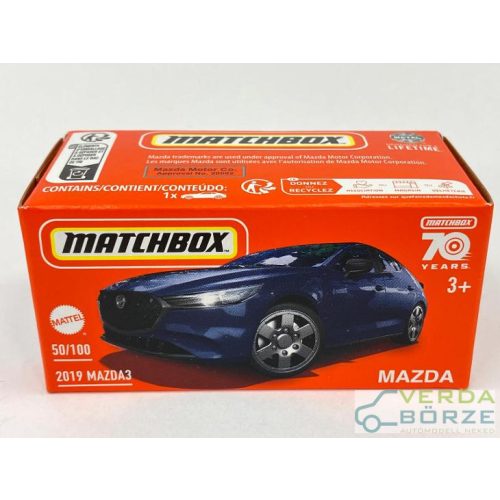 Matchbox Power Grabs 2019 Mazda3