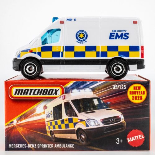 Matchbox Power Grabs - Mercedes-Benz Sprinter Ambulance
