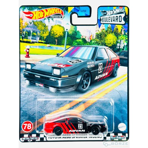 Hot Wheels Premium Boulevard 78 - Toyota AE86 Sprinter Trueno