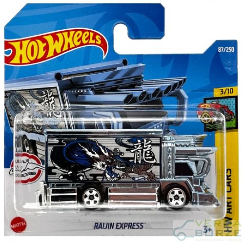 Hot Wheels Raijin Express (Akasztónál gyűrődés!)