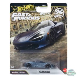   Hot Wheels Premium Fast & Furious 25th Anniversary McLaren 720S – Grafitszürke – 2026