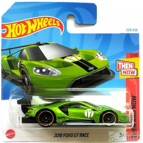 Hot Wheels 2016 Ford GT Race (Akasztónál pici gyűrödés!)