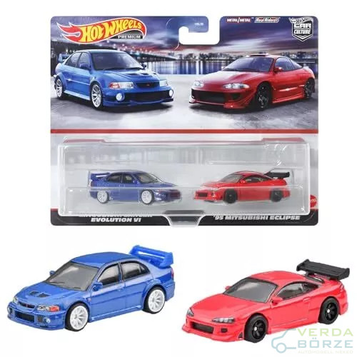 Hot Wheels Premium Mitsubishi Duo Pack