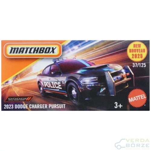 Matchbox Power Grabs 2023 Dodge Charger Pursuit