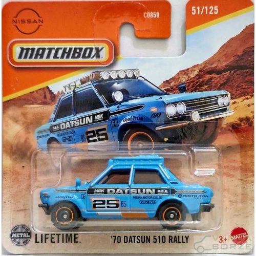 Matchbox '70 Datsun 510 Rally