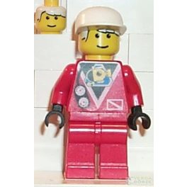 LEGO Div020 Red Diver Minifigura LEGO Div020 Red Diver Minifigura