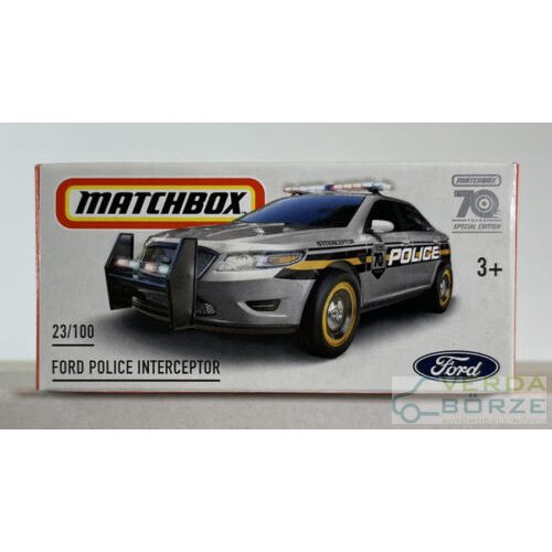 Matchbox Power Grabs Ford Police Interceptor