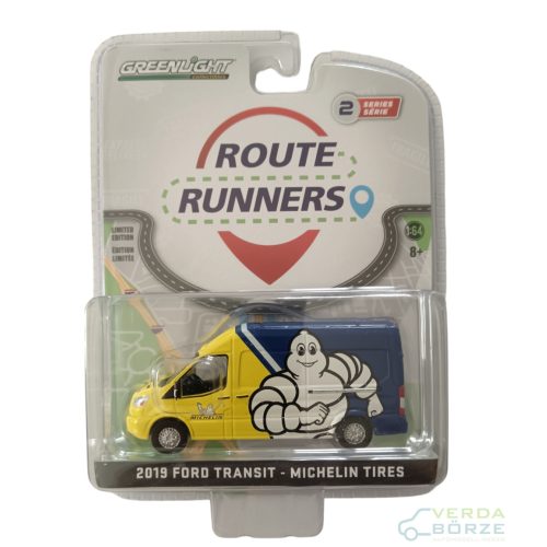 Greenlight 2019 Ford Transit - Michelin - Route Runners Series 2
