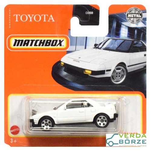 Matchbox Toyota MR2 nyitott lámpa!