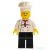Lego Chef014 Minifigura (Torzón a hátsó oldalon repedés!)