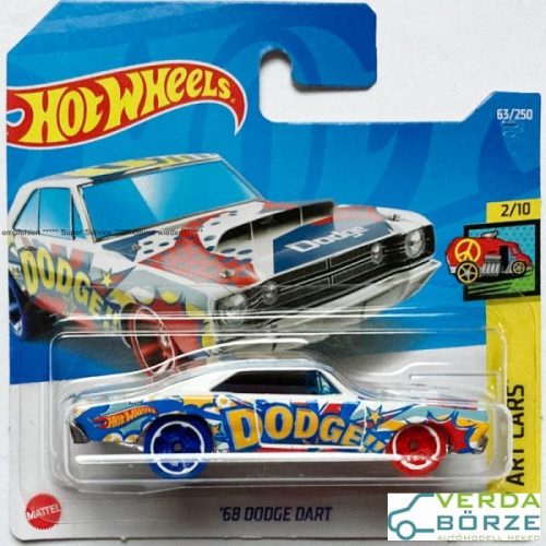 Hot Wheels '68 Dodge Dart (Akasztónál gyűrődés!)