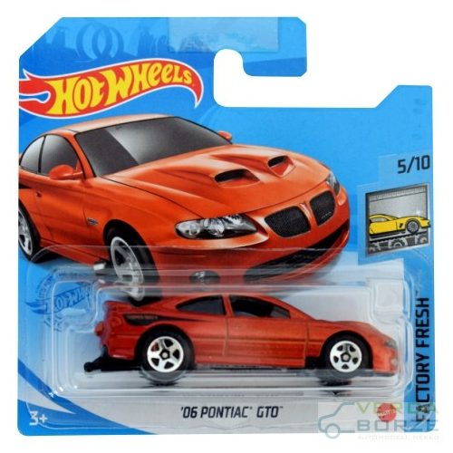 Hot Wheels '06 Pontiac GTO (Hátulján vonalkódos ármatrica!)