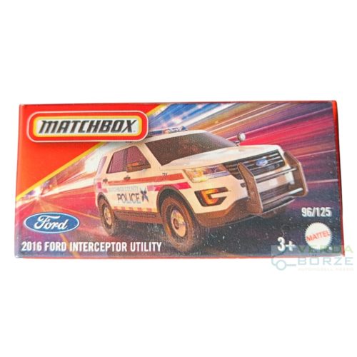 Matchbox Power Grabs 2016 Ford Interceptor Utility