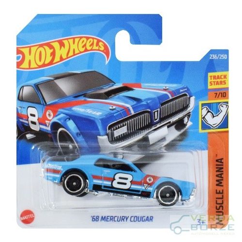 Hot wheels '68 Mercury Cougar (Hátulján vonalkódos ármatrica!)