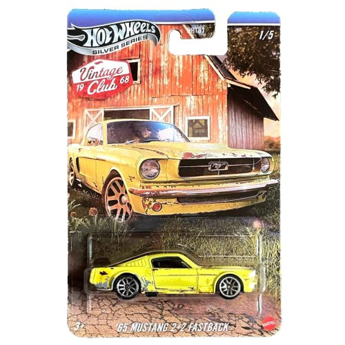 Hot Wheels Silver Series - Vintage Club 1968 - '65 Mustang 2+2 Fastback