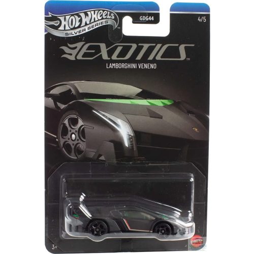Hot Wheels Silver Series Exotics Lamborghini Veneno – Fekete – 2026