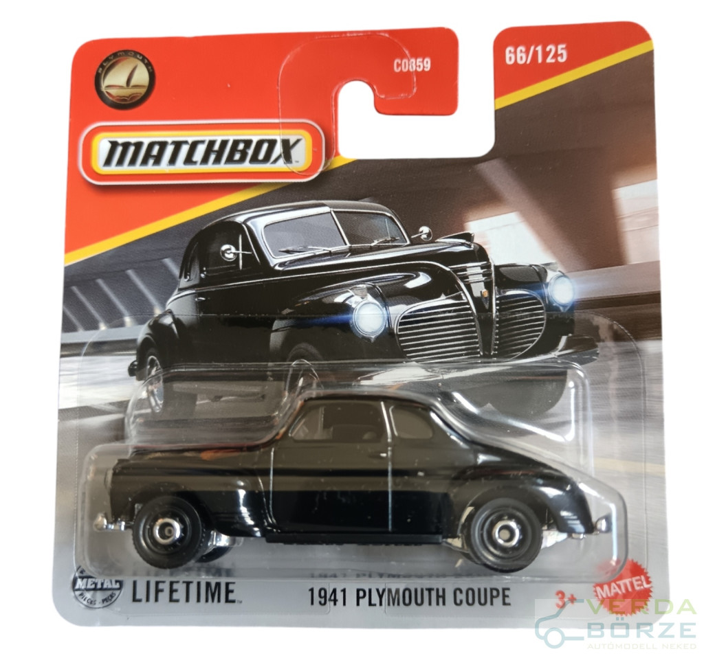 Matchbox 1941 Plymouth Coupe Mattel 2024 Nuevo #8 | Meses sin interés