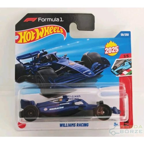 Hot Wheels Williams Racing (Hátulján vonalkódos ármatrica!!)