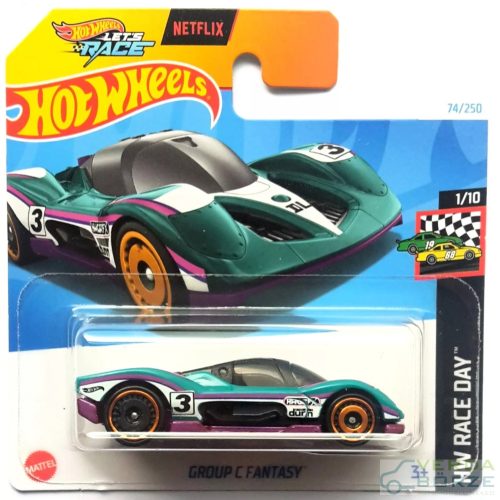 Hot Wheels Group C Fantasy - Netflix Let's Race! (Akasztón gyűrödés!)