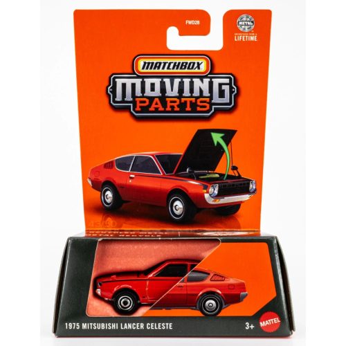 Matchbox Moving Parts 2025! - 1975 Mitsubishi Lancer Celeste