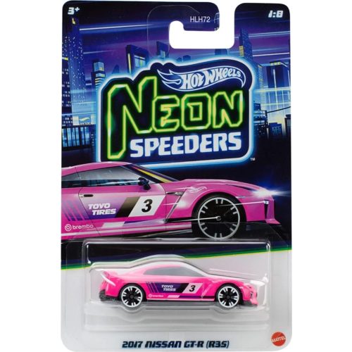 Hot Wheels Neon Speeders - 2017 Nissan GT-R (R35) 
