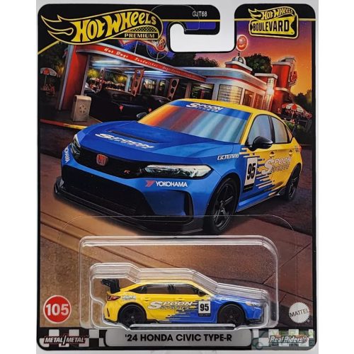 Hot Wheels Premium Boulevard 105 - '24 Honda Civic Type-R