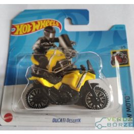   Hot Wheels Ducati DesertX (Akasztónál gyűrődés+bliszter hátulján matrica!)