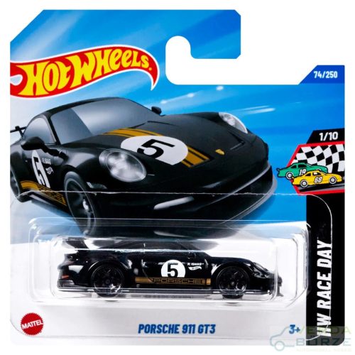 Hot Wheels Porsche 911 GT3 (Akasztón gyűrödés!)