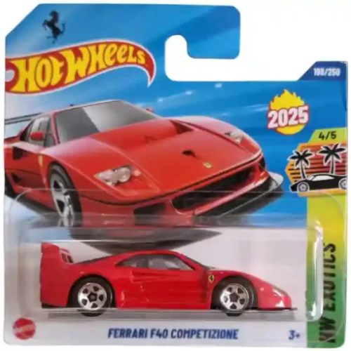 Hot Wheels Ferrari F40 Competizione (Bliszteren repedés!)