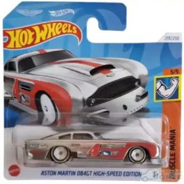   Hot Wheels Aston Martin DB4GT High-Speed Edition (Bliszteren nagyobb repedés, inkább bontásra!)