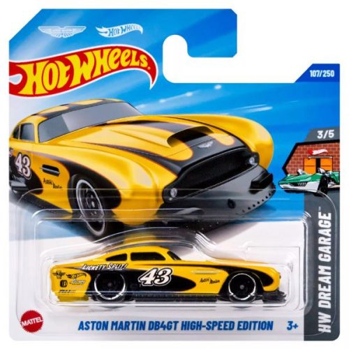 Hot Wheels Aston Martin DB4GT High-Speed Edition (Akasztónál gyűrődés!)