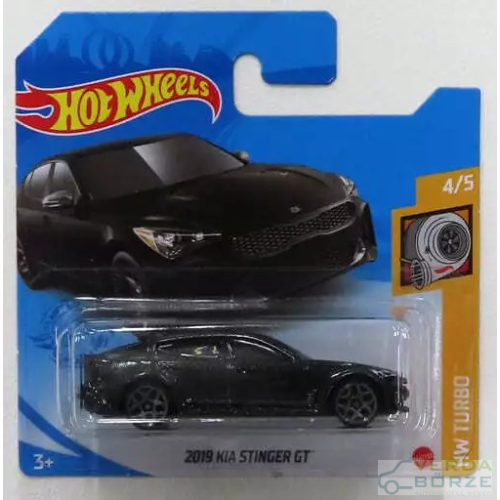 Hot Wheels 2019 Kia Stinger GT (Akasztónál gyűrödés!)