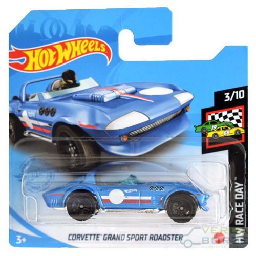 Hot Wheels Corvette Grand Sport Roadster (Akasztónál gyűrödés!)