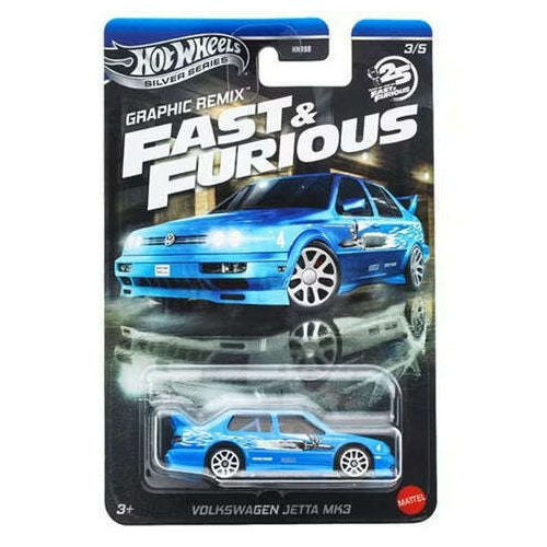 Hot Wheels Silver Series - F&F Graphic Remix -  Volkswagen Jetta MK3