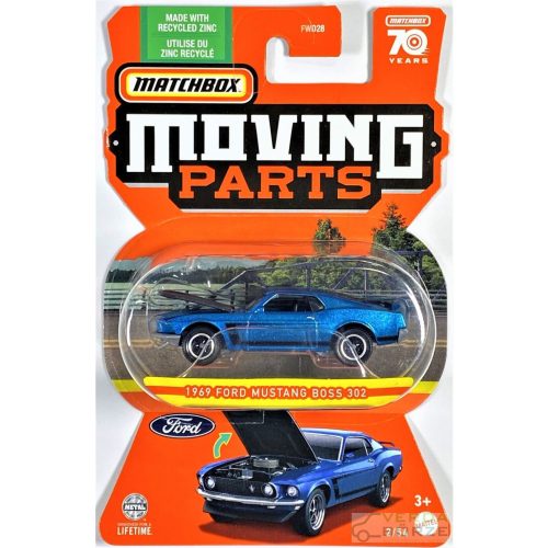 Matchbox Moving Parts 1969 Ford Mustang