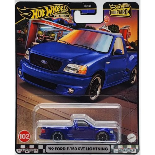 Hot Wheels Premium Boulevard 102 - '99 Ford F-150 SVT Lightning