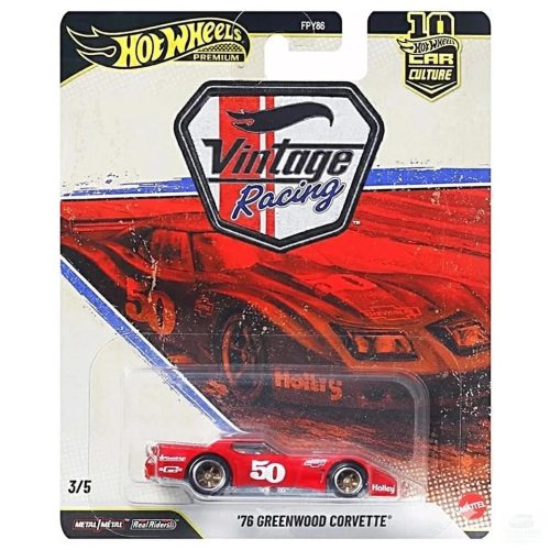  Hot Wheels Pemium - Vintage Racing - '76 Greenwood Corvette