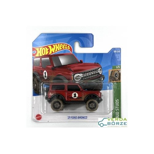 Hot Wheels '21 Ford Bronco (Hátulján vonalkódos ármatrica!)