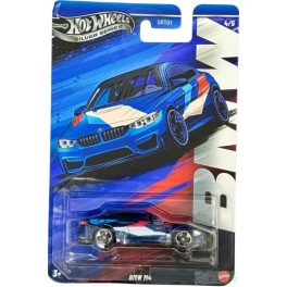  Hot Wheels BMW M4 – Sötétkék – 2025 (Bliszteren gyűrődés+ a hátulján matrica!)