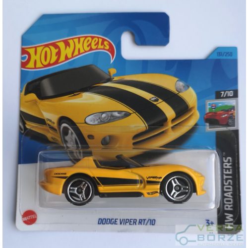 Hot Wheels Dodge Viper RT/10 (Akasztónál gyűrödés!)