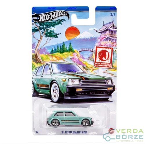 Hot Wheels 2024 J-Imports 1981 Toyota Starlet KP61