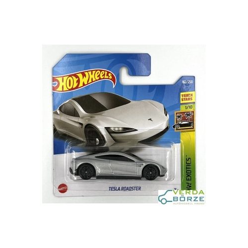 Hot Wheels Tesla Roadster (Hátulján vonalkódos ármatrica)