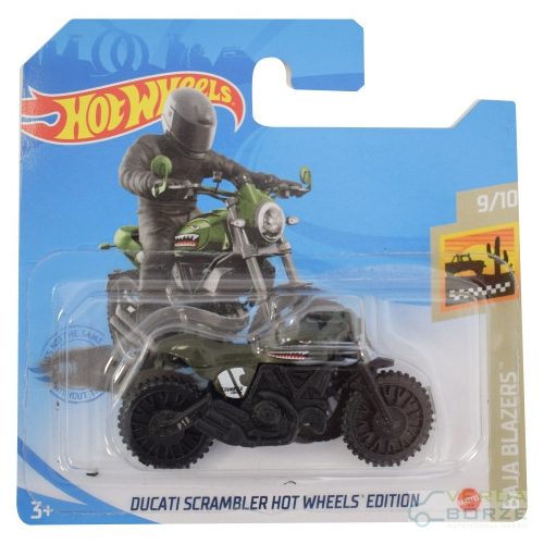 Hot Wheels Ducati Scrambler HW Edition (Akasztónál gyűrödés!)