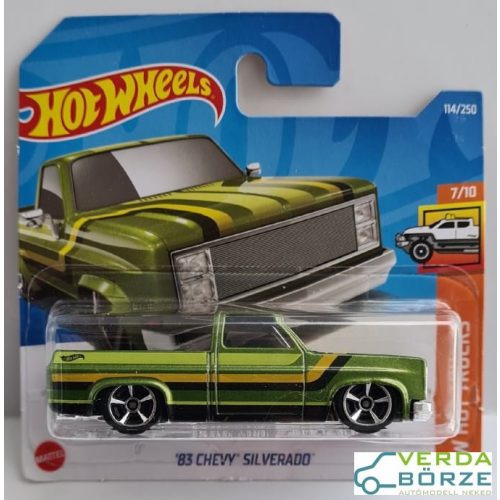 Hot Wheels '83 Chevy Silverado (Akasztónál gyűrödés!)