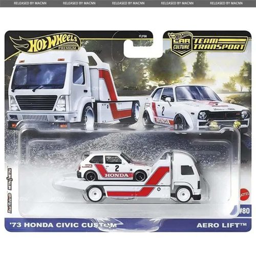 Hot Wheels Team Transport  #80 - Honda Civic Custom (Bliszteren minimális szállítási karcolások!)