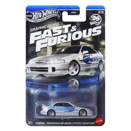   Hot Wheels Silver Series - F&F Graphic Remix -  Custom Acura Integra Sedan GSR